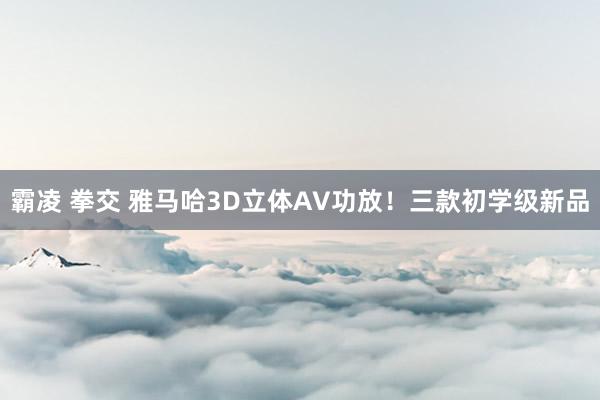 霸凌 拳交 雅马哈3D立体AV功放！三款初学级新品